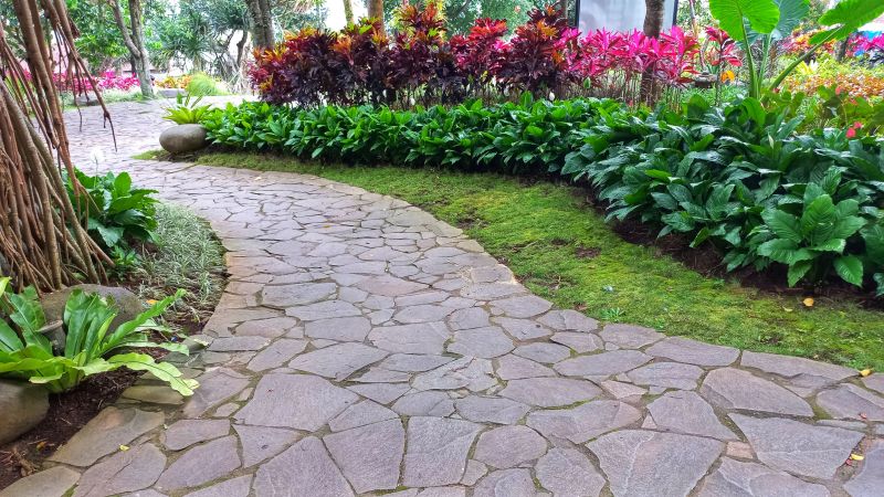 Stone Paver Pathway